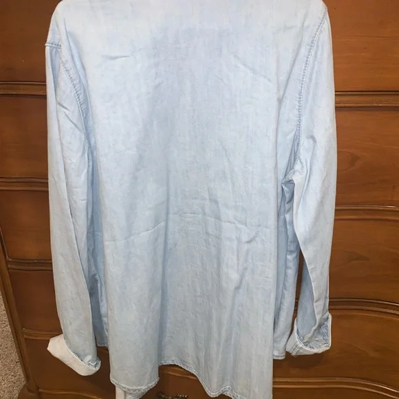 Children’s Place Light Blue Denim Shirt - Picture 2 of 6